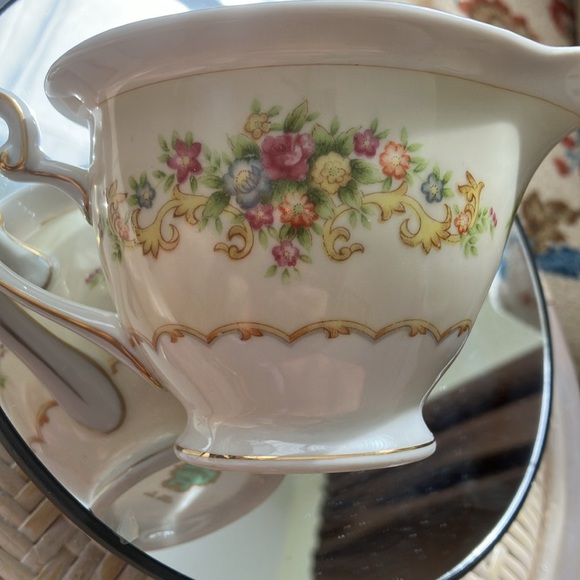 VINTAGE SPOTO CHINA  Handled Creamer  MADE IN OCCUPIED JAPAN 1945-1952 - Picture 6 of 14